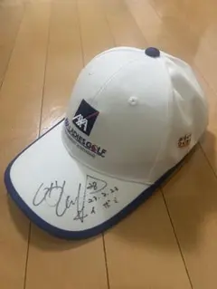 AXA LADIES GOLF サイン入りキャップ イボミ　直筆サイン入り