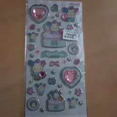 キラキラジュエルシール　ウサハナ サンリオ オマケランダムでシール1点