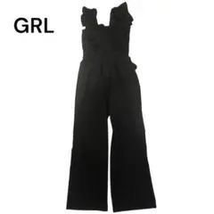 GRL フリル サロペット ブラックのサムネイル