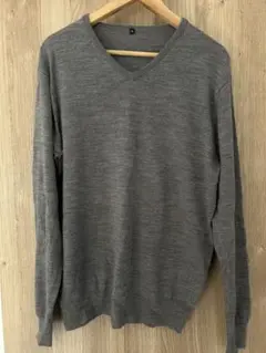 MUJI グレー ニットセーター XL