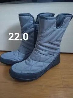 コロンビア　スノーブーツ 22.0 グレー 防水