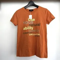MONO COMME CA 半袖Tシャツ オレンジ Sサイズのサムネイル