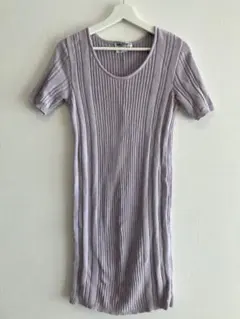 FERRAGAMO/フェラガモ/ニットワンピース/Sサイズ/パープル