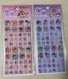 パワーパフガールズ タイルみたいなシール