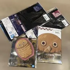一番くじキングダム　E賞メモ・ノート　F賞 ハーフタオル　4個セット