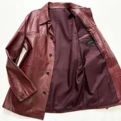 MEN'S MELROSE メンズメルローズ　牛革　本革 カーコート　ジャケット