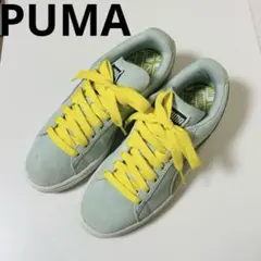 PUMA SUEDE スニーカー ライトグリーン イエローのサムネイル