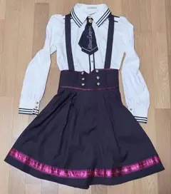 Amavel ブラウス＆ジャンパースカート2点セット