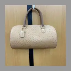 ◎【✨カバン✨】ハンドバッグ　ボストンバッグ　筒形　レザー　革　便利　おしゃれ