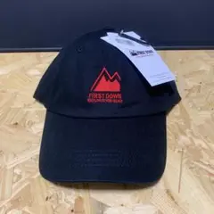 【新品】タグ付き　FIRST DOWN　ファーストダウン　ベースボールキャップ黒