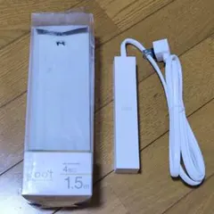 《662》新品 ELECOM roo't 電源タップ AVT-D3-2415WH