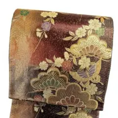 袋帯 振袖帯 マーガレット 桜花 金糸 着物 041b p - メルカリ