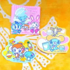 ナルミヤ　マツキヨココカラ　ホログラムステッカー　ミントくん　ルッキー　非売品