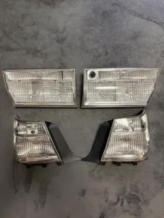 美品♪E52エルグランド用 純正加工オールクリアテール1台分フルセット