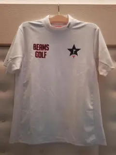 BEAMS GOLF ビームスゴルフ モックネック ロゴ L 半袖シャツ メンズ