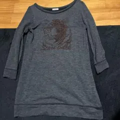 トラプリント 7分丈 ワンピース M