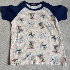 SNOOPY 野球テーマ Tシャツ 120cmのサムネイル