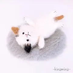 子ねこのぼうぐるみ あみぐるみ （三毛×トビ）