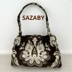SAZABY 사자비 고블란풍 핸드백 일본제 클래식 레트로