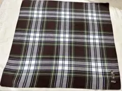 POLOベア　チェックハンカチ