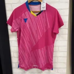 【VICTAS】卓球ユニホーム　ピンク　男女兼用Sサイズ