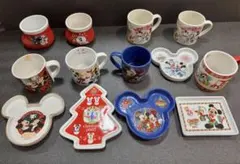 ディズニー スーベニア クリスマス マグカップ プレート13個セット