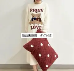 新品未使用　タグ付き ジェラートピケ クマ刺繍 ルームウェア 定価13800円