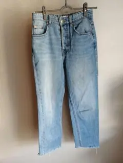 ZARA ライトブルー ストレートデニム US4サイズ