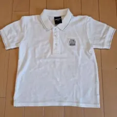 COMME CA ISM ホワイト ポロシャツ 100A