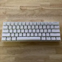RK61 US配列 ホワイトキーボード