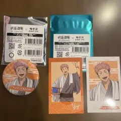 呪術廻戦 極楽湯 RAKU SPA 缶バッジ 虎杖 - メルカリ
