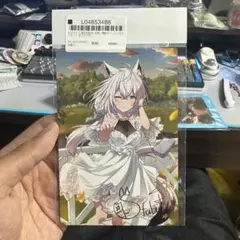 ホロカフブキ フブキ複製 白上フブキサインカード 白上フブキ サイン