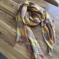 ZARA チェック柄ストール