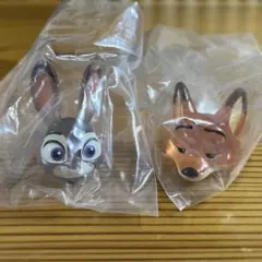 ディズニー リング ガチャガチャ ズートピア ニック ジュディ