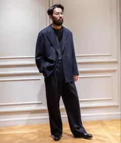 Lhas ネイビー セットアップ Gdragon ジヨン着用 - メルカリ