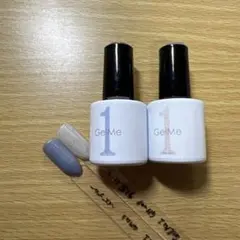 GelMe1 ジェルミーワン ジェルネイル 2本セット　カラーチャート付