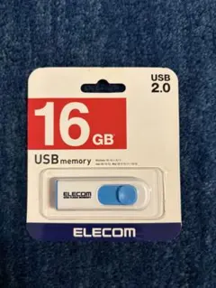 未開封品　ELECOM USBメモリ 16GB MF-SSU216GWH