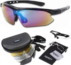 (フェリー) FERRY 偏光レンズ スポーツサングラス フルセット専用交換レン