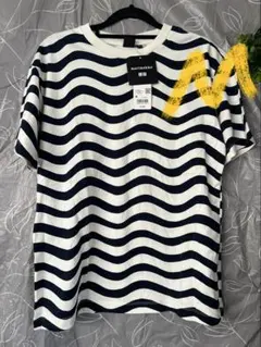 UNIQLOマリメッコグラフィックTシャツMサイズネイビー　ユニクロ