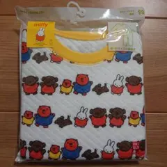 ユニクロ キルトパジャマ ミッフィー オレンジ 黄色 イエロー90