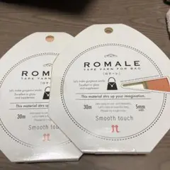 ロマーレバッグ用テープヤーン 30m 5mm2個　黄色 ファインネットに通すだけ