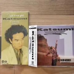 KATSUMI 2枚セット Just time girl 未開封／ONE 帯付き