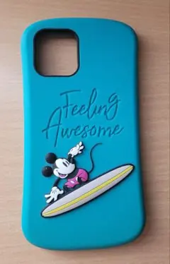 ミッキー サーフィン iPhone12/12Pro シリコン スマホケース