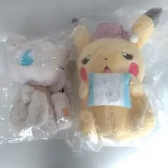 ポケモン 一番くじ A賞 Ｂ賞 ピカチュウ ミュウうとうとタイム ぬいぐるみ