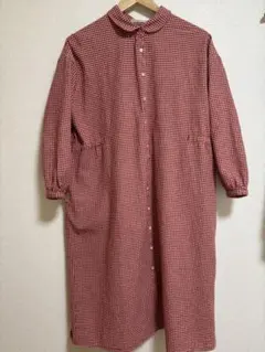 バックリボンシャツワンピース＊レッド