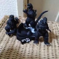 ゴジラフィギュア 3体セット 黒