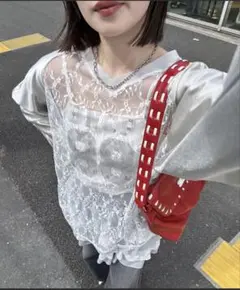 CIAOPANIC レースフットボールTシャツ