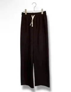 コーデュロイ カジュアルパンツ ダークブラウンL A90