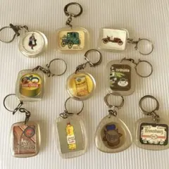 ❤︎ヴィンテージ❤︎フレンチキーホルダー☆10個セット☆フランス直
