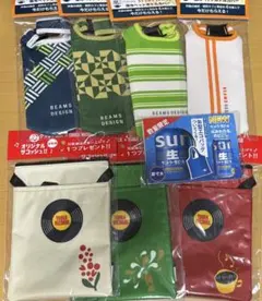 綾鷹 ×ビームス　BEAMS保冷ペットボトルカバー　タワーレコードサコッシュ